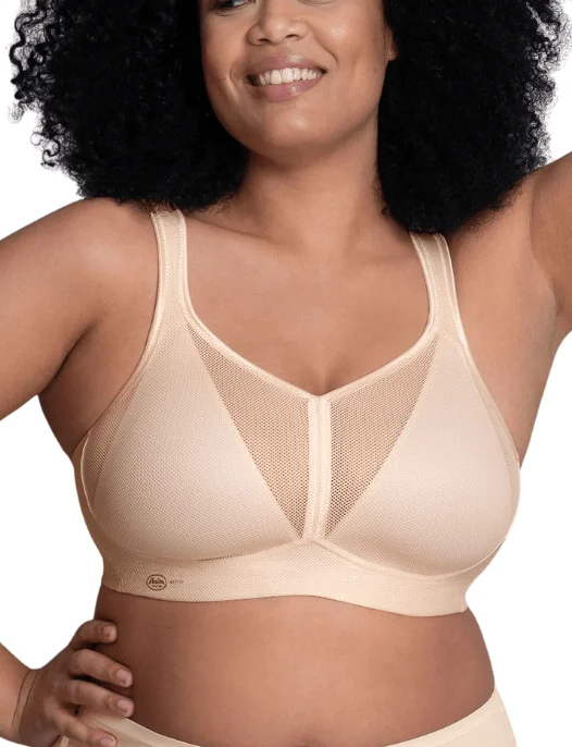 Moisture-wicking sports bras for sweat-Air Control Deltapad