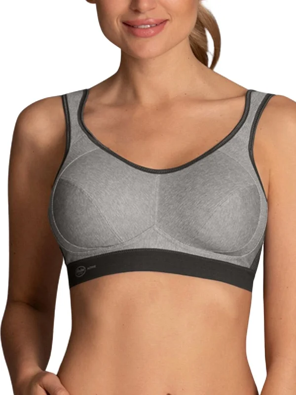 Lightweight sports bras for cardio-Extreme Control Sports Bra - Heather Grey