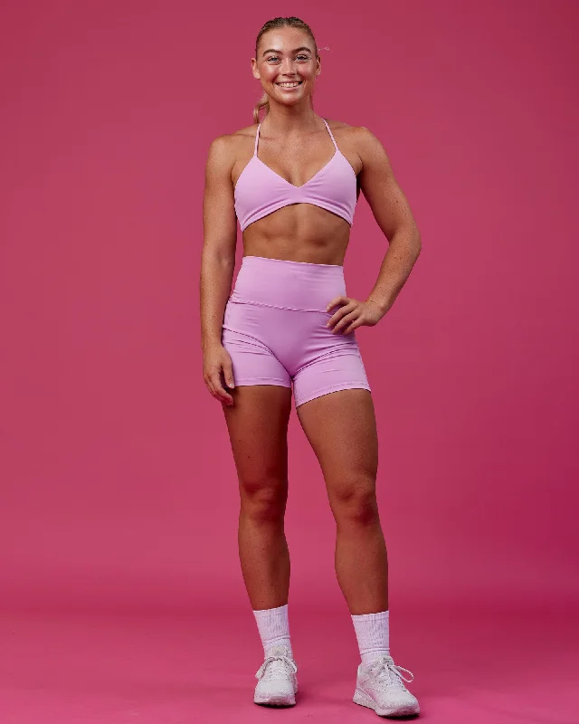 Sports bras for plus-size women-Aura Sports Bra - Pastel Orchid