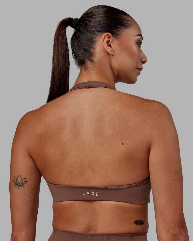 Sports bras for high-impact workouts-Challenger Sports Bra - Dull Rust
