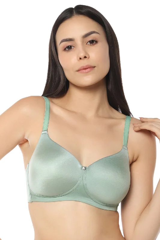 Everyday bras for women on-the-go-Cloudsoft Padded & Non-Wired Bra - Pastel Green Everyday bras for women on-the-go-Cloudsoft Padded & Non-Wired Bra - Pastel Green