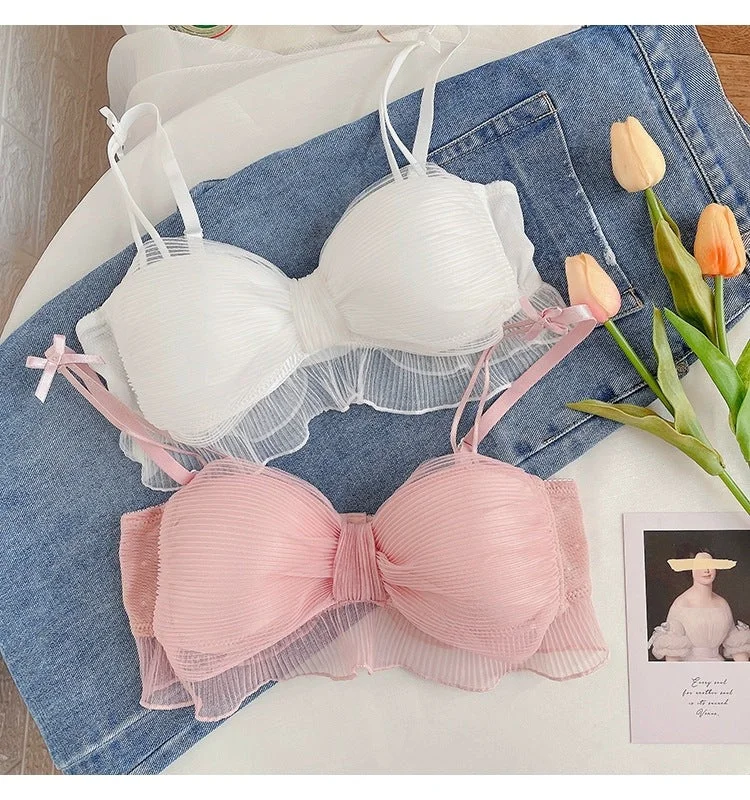 Convertible bras for multiple looks-Cute Lace Bow Style Too Soft & Comfy Adjustable Straps Back Closure Bridal Padded Bra Convertible bras for multiple looks-Cute Lace Bow Style Too Soft & Comfy Adjustable Straps Back Closure Bridal Padded Bra