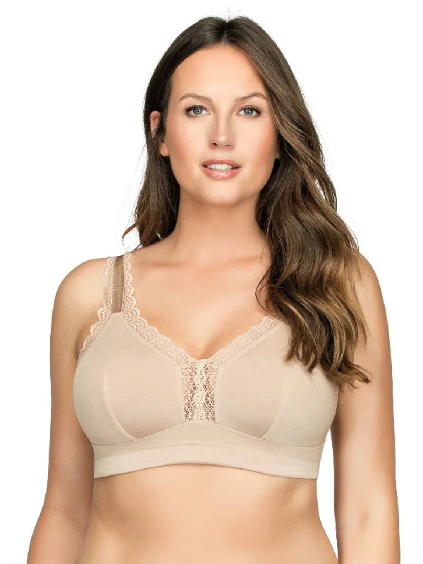 Light support bras for smaller busts-Dalis Bralette - Bare - P5641