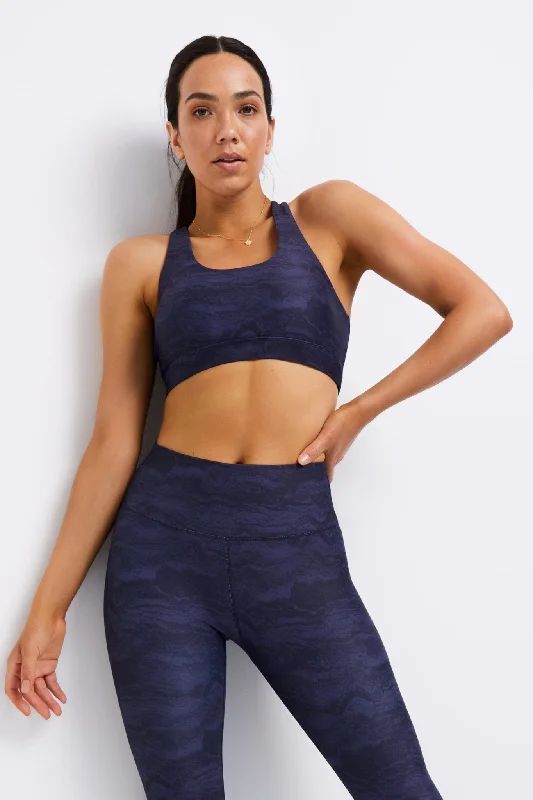 Non-wire sports bras for comfort-Deep Stone Sports Bra