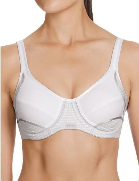 Compression sports bras for long runs-Electrify Mesh