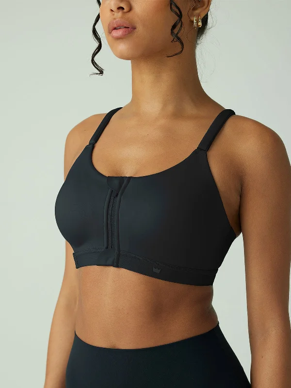 Sports bras with front closure for convenience-Emerge Sports Bra