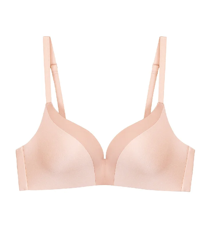 Full-coverage bras for heavy-busted women-EVERYDAY SOFT TOUCH WIREFREE BRA