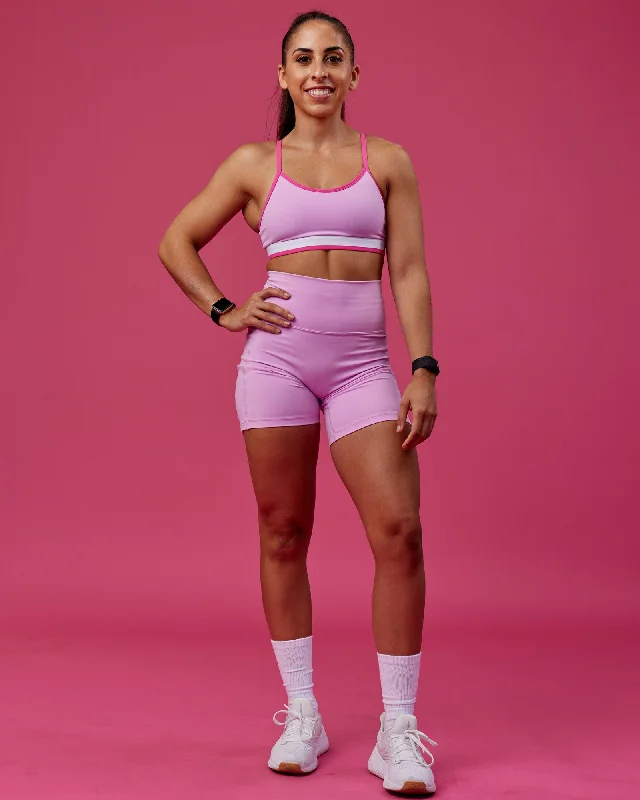 Running sports bras for women-Excel Sports Bra - Pastel Orchid