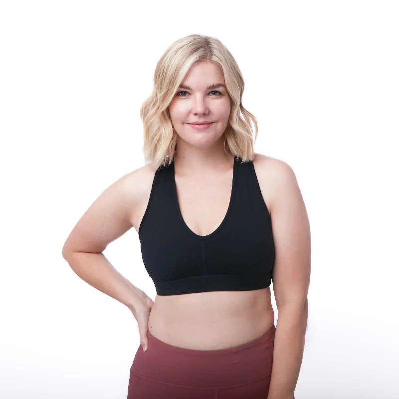 Best sports bras for intense workouts-Fiona Sports Bra - Black - FINAL SALE