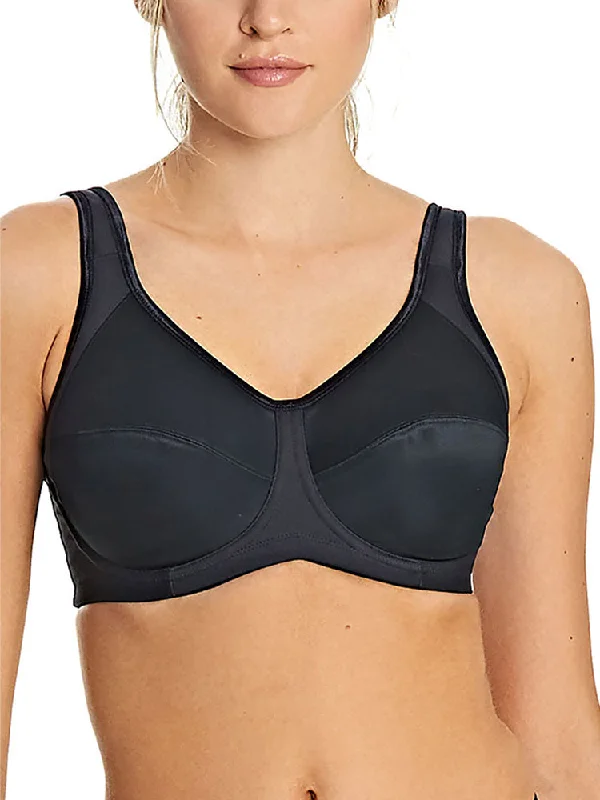 Running sports bras for women-Core Sports Bra - Black