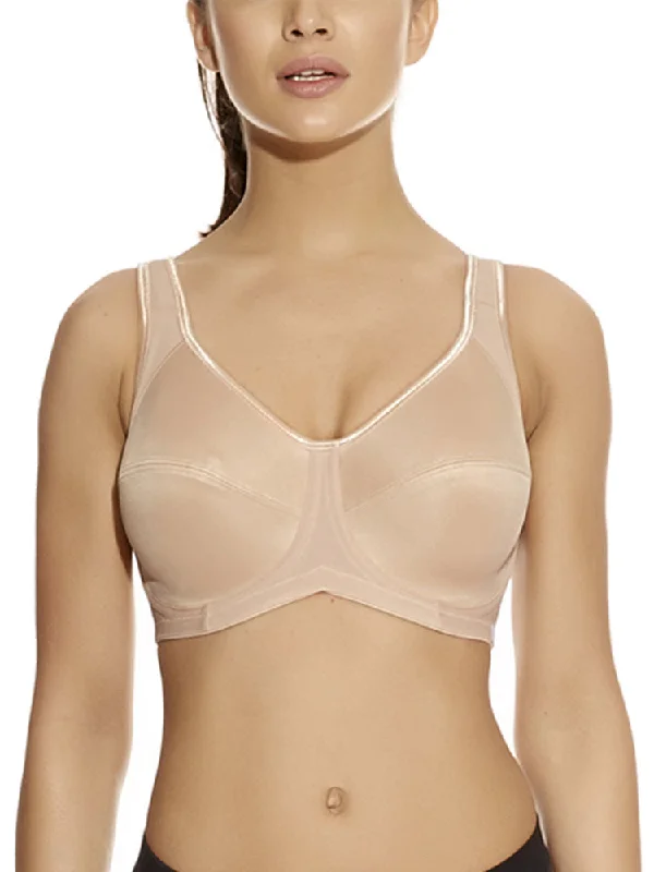 Comfortable sports bras for yoga-Core Sports Bra - Nude