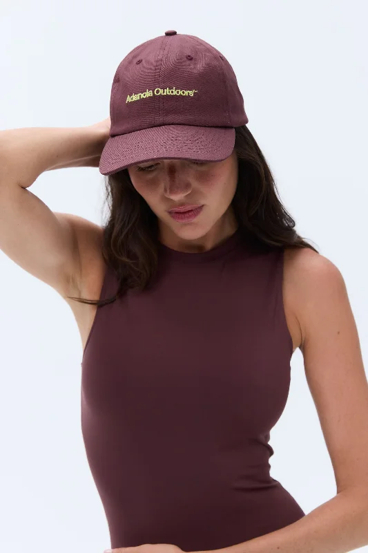 Sports bras for running and fitness routines-Trail Cap - Burgundy