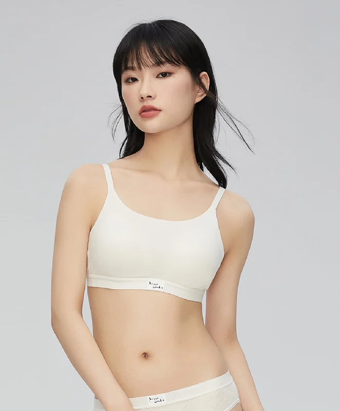 Wireless bras for a natural fit-Hygge Modal Cotton Scoop Neck Bralette
