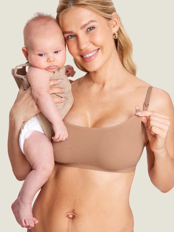 Maternity bras suitable for women with sensitive skin and allergies during postpartum recovery and breastfeeding-Inbarely® Scoop Nursing Bra Maternity bras suitable for women with sensitive skin and allergies during postpartum recovery and breastfeeding-Inbarely® Scoop Nursing Bra