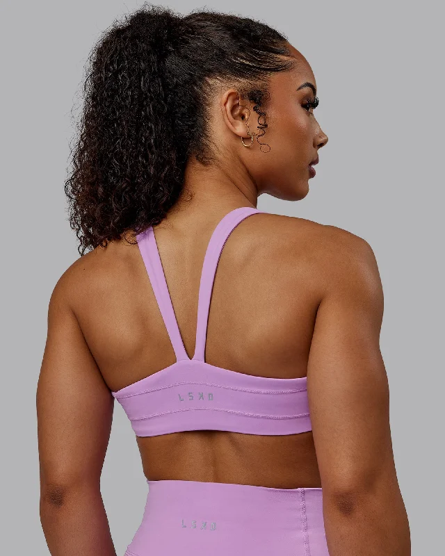 Sports bras for full support during exercise-Inertia Sports Bra - Light Violet
