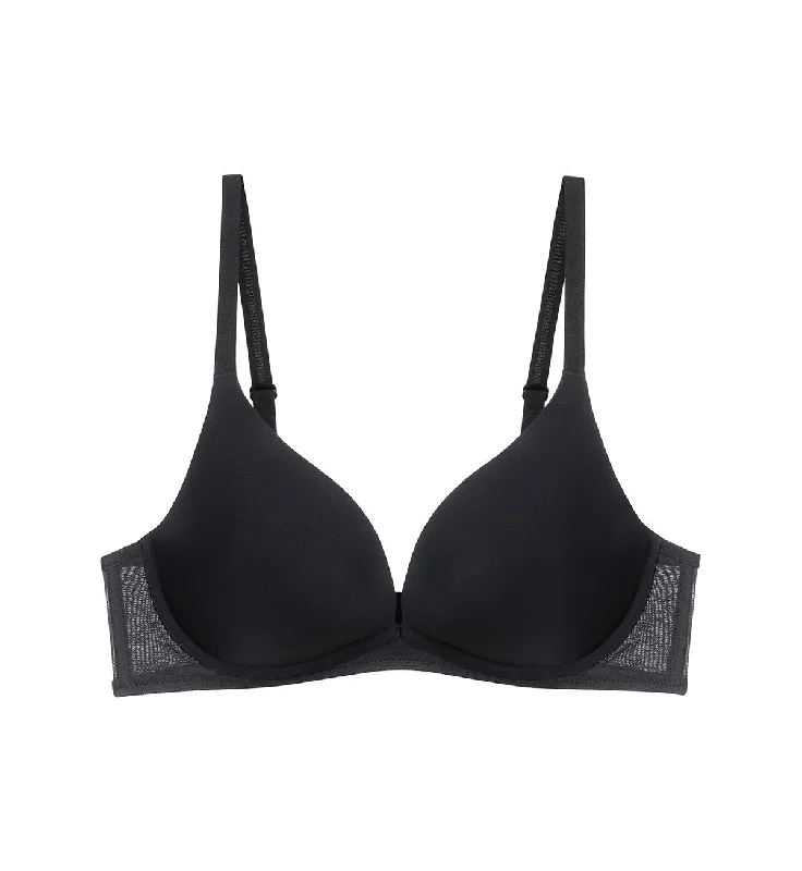 Lace-back bras for a sexy look-INVISIBLE INSIDE-OUT WIREFREE PLUNGE BRA