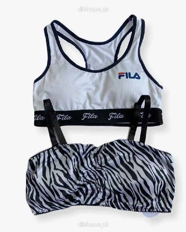 Wireless bras with a focus on comfort during daily activities-Ladies Jogging Bra - Sports Bra - Pack Off 2 Sports Bra - Padded Sports Bra Pack Off 2 Wireless bras with a focus on comfort during daily activities-Ladies Jogging Bra - Sports Bra - Pack Off 2 Sports Bra - Padded Sports Bra Pack Off 2