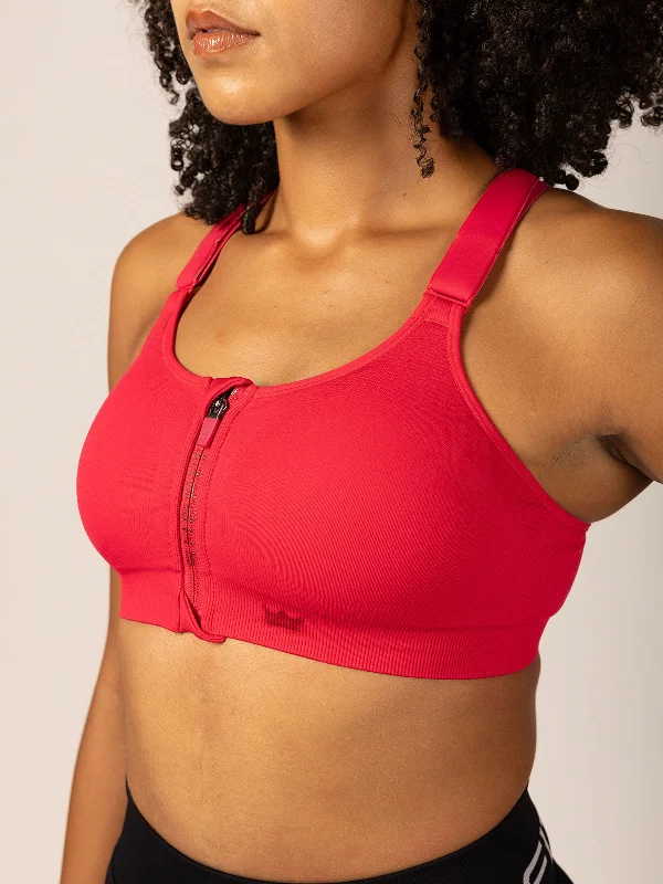 Sports bras for gym and fitness-Low Impact Sports Bra™ - Viva Magenta