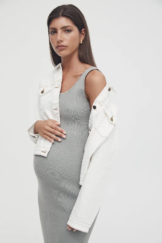 Nursing bras with a focus on comfort during cold winter months and indoor activities with a baby during breastfeeding-Coastline Knit Dress II (Washed Sage) Nursing bras with a focus on comfort during cold winter months and indoor activities with a baby during breastfeeding-Coastline Knit Dress II (Washed Sage)