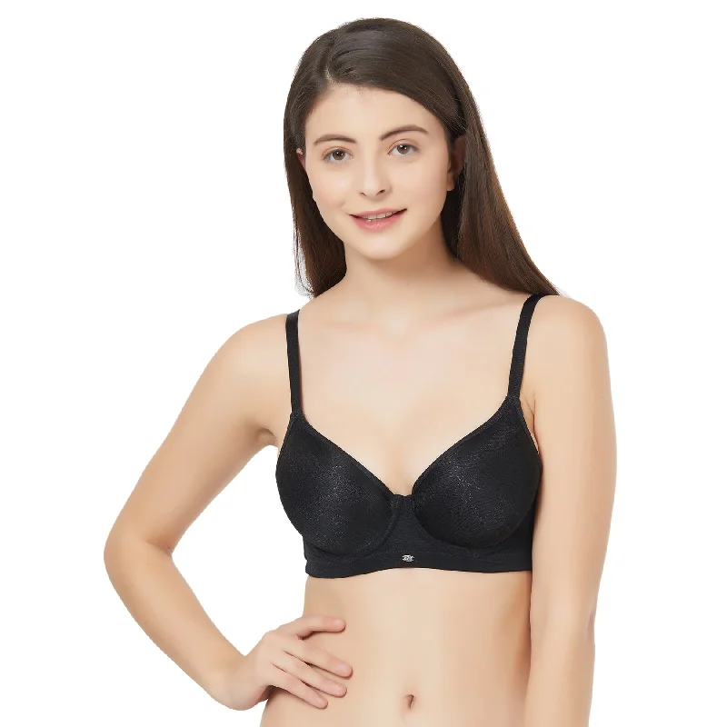 Padded bras for shaping and comfort-Medium coverage Padded Wired T-shirt bra-CB-127