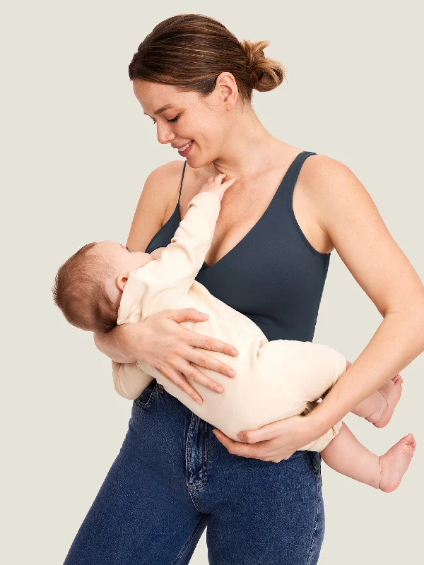 Maternity bras suitable for women with larger busts and extra support during pregnancy-Natrelax® Nursing Crop Tank Top Maternity bras suitable for women with larger busts and extra support during pregnancy-Natrelax® Nursing Crop Tank Top