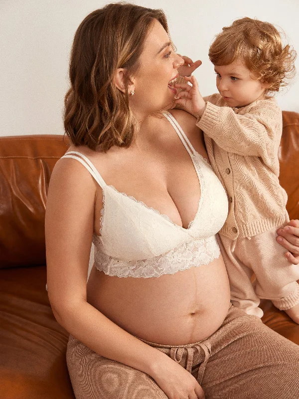 Maternity bras suitable for women with different skin types and sensitivities during postpartum-Never Boring Nursing Bralette Maternity bras suitable for women with different skin types and sensitivities during postpartum-Never Boring Nursing Bralette