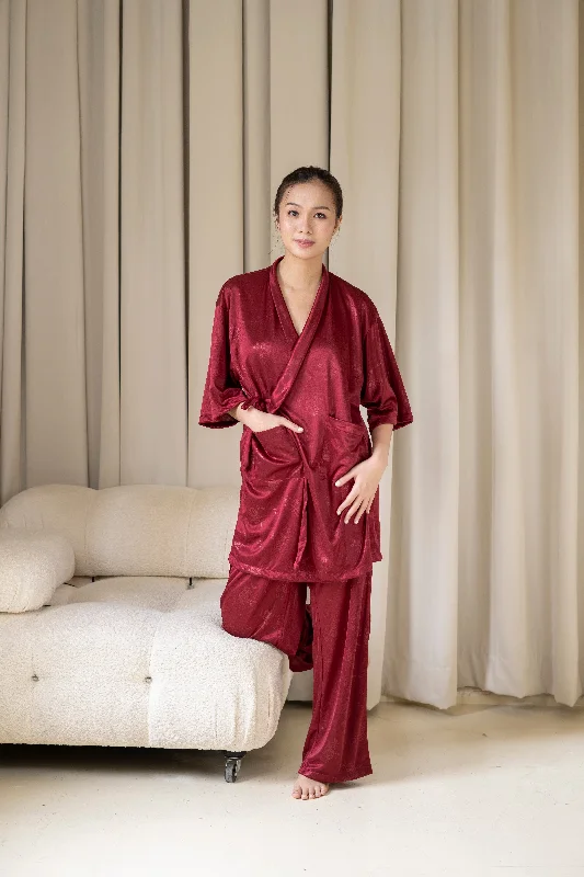 Nursing bras with a focus on comfort during long drives and road trips with a baby-Noa Loungewear Set