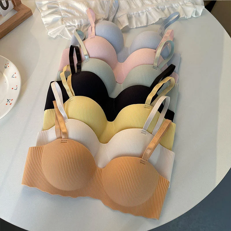 Front-closure bras for ease of wear-High Quality Adjustable Straps Non-Trace Seamless Hand Push-up Comfortable Non-wired Smooth Breathable Padded Bra 3D22 Front-closure bras for ease of wear-High Quality Adjustable Straps Non-Trace Seamless Hand Push-up Comfortable Non-wired Smooth Breathable Padded Bra 3D22