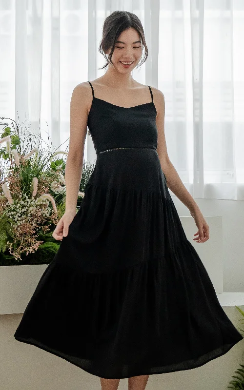 Nursing bras suitable for women with larger breasts and extra support-Olivia Cut Out Nursing Dress in Black Nursing bras suitable for women with larger breasts and extra support-Olivia Cut Out Nursing Dress in Black