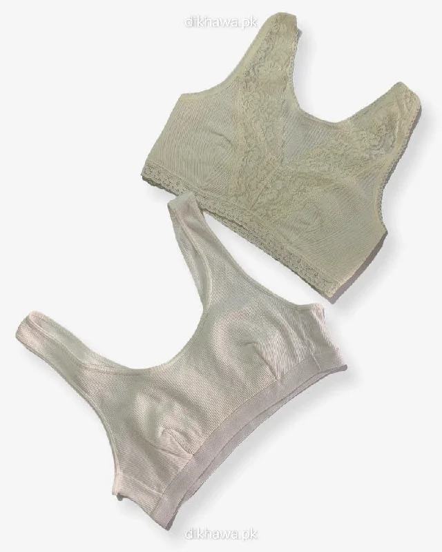 Wireless bras with a focus on comfort during adventurous living routines-Pack Of 2 - Girls, Women Sports Non Padded Bra Ladies Jogging Bra Imported Stocklot Branded Sports Bra Wireless bras with a focus on comfort during adventurous living routines-Pack Of 2 - Girls, Women Sports Non Padded Bra Ladies Jogging Bra Imported Stocklot Branded Sports Bra
