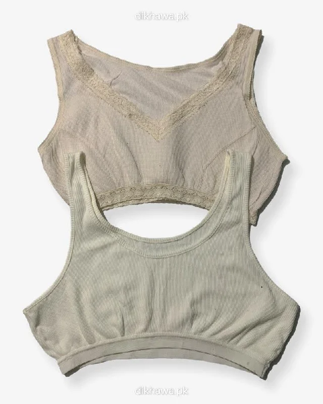 Non wired bras for breastfeeding-Pack Of 2 - Impact Non Padded Sports Bra  Ladies Jogging Bra Imported Stocklot Branded Sports Bra