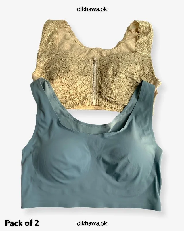 Non wired bras for women who need a comfortable fit for intriguing living practices-Pack of 2 Imported Stocklot Branded Pushup Bra - Single Padded Bra - Padded Ladies Jogging Bra - Sports Bra - Soft Padded Non wired bras for women who need a comfortable fit for intriguing living practices-Pack of 2 Imported Stocklot Branded Pushup Bra - Single Padded Bra - Padded Ladies Jogging Bra - Sports Bra - Soft Padded