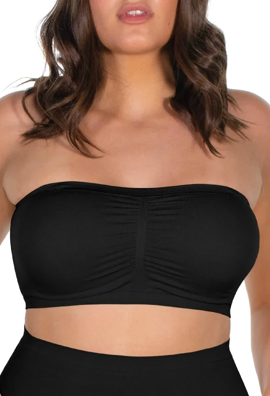 Bralettes with lace details for comfort-Soft Comfort Padded Bandeau