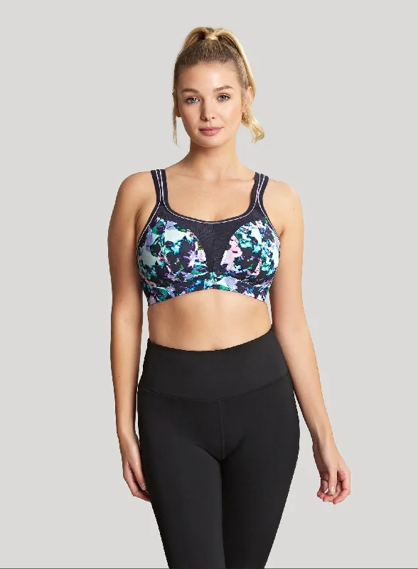 Sports bras for everyday exercise-Panache Sport: Boundless Moulded Non Wired Sports Bra Watercolour