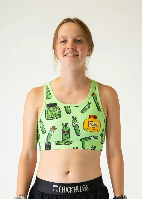 Sports bras for strength training-Pickles OG Sports Bra