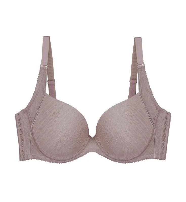 Comfortable bralettes for lounging-PURE INVISIBLE WIRED PADDED BRA