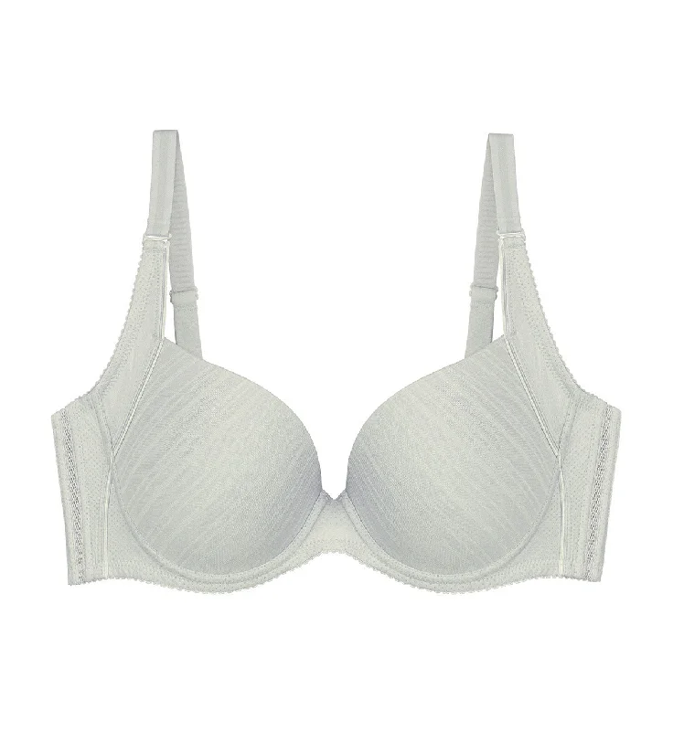 High-waisted bras for tummy control-PURE INVISIBLE WIRED PADDED BRA