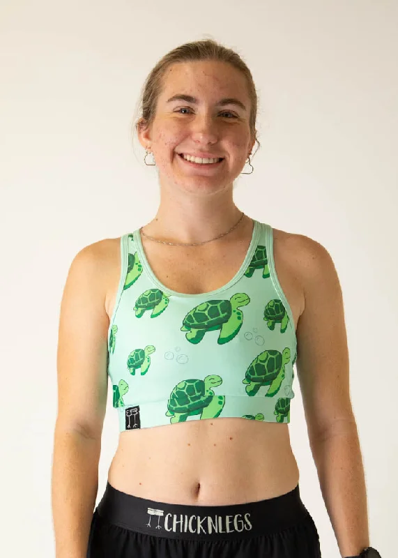 High-support bras for sports and fitness-Sea Turtles OG Sports Bra