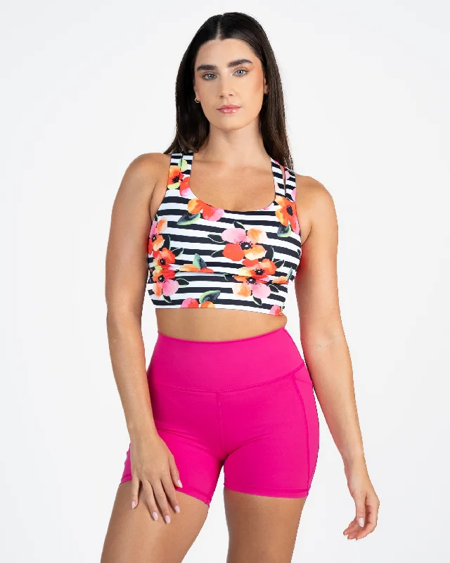 Sports bras with front closure for convenience-Sierra Sports Bra - Bahamas