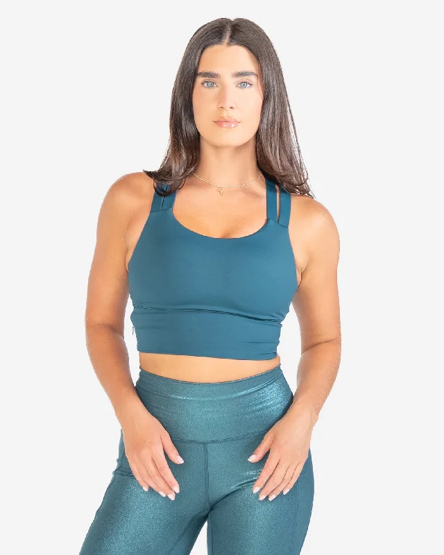 Sports bras for high-intensity workouts-Sierra Sports Bra - Pacific