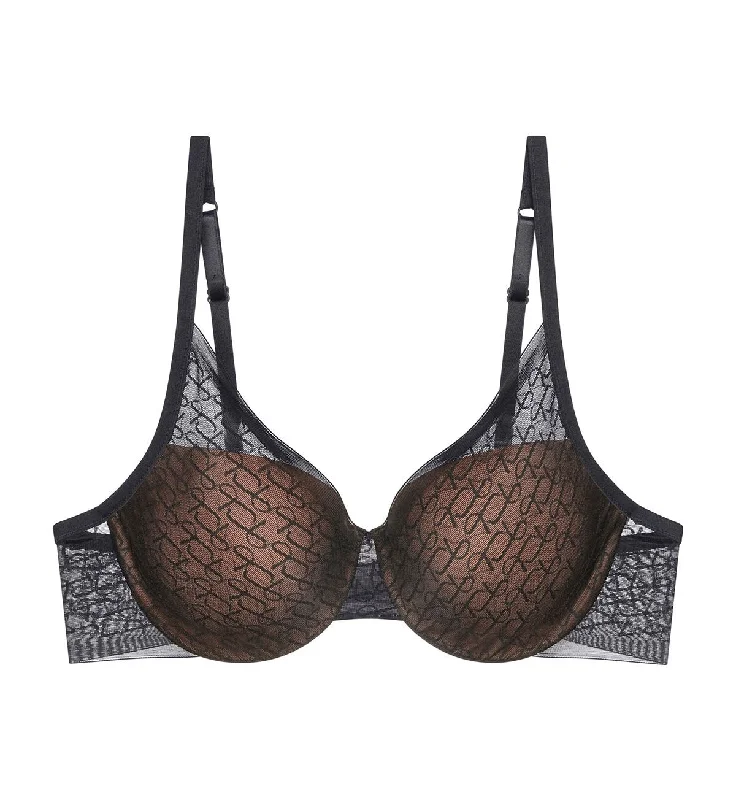 Best bras for posture correction-SIGNATURE SHEER WIRED PADDED BRA