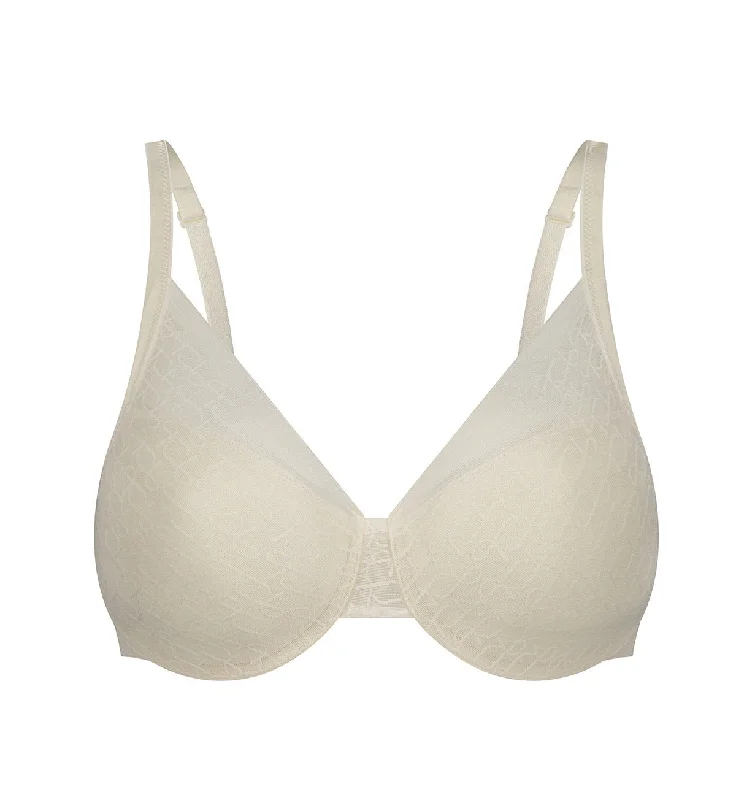 Seamless bras for active women-SIGNATURE SHEER WIRED PADDED BRA