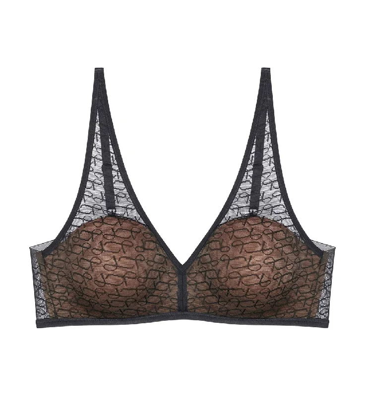 Lace bras for romantic occasions-SIGNATURE SHEER WIREFREE BRA