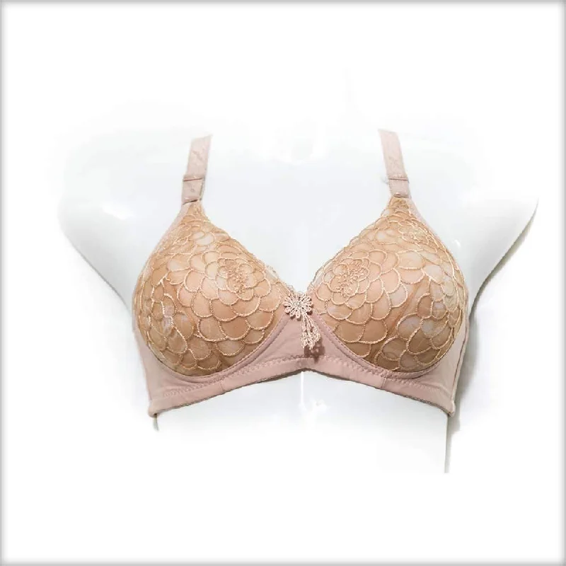 Non wired bras for women who prefer a comfortable fit for wellness routines-Single Padded Fancy Skin Bra Non wired bras for women who prefer a comfortable fit for wellness routines-Single Padded Fancy Skin Bra