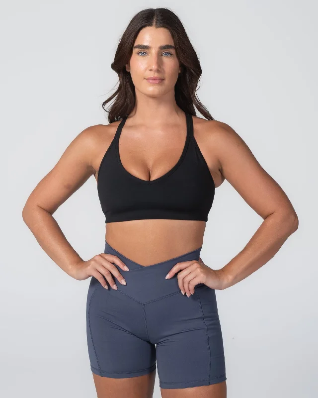 High-impact sports bras for athletes-Skin Move Bra - Black