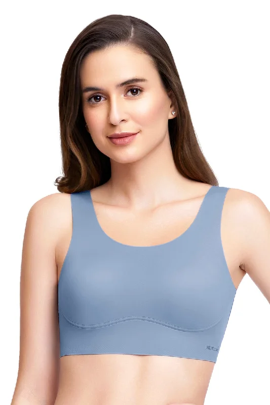Adjustable strap bras for customized fit-Skins Scoop Neck Bra - Tempest