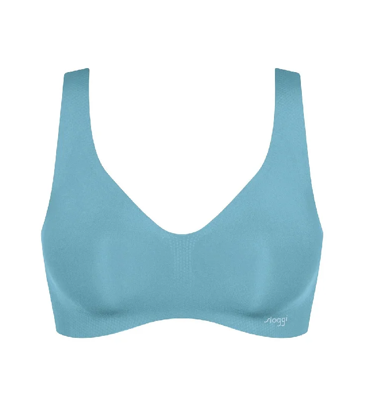 Soft cotton bras for sensitive skin-SLOGGI ZERO FEEL BRALETTE
