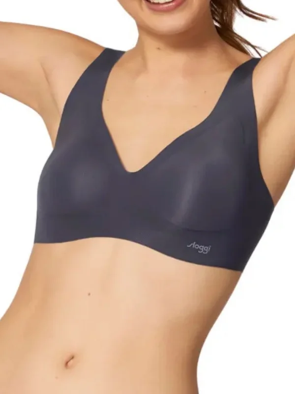 Non wired bras for women who prioritize comfort during meaningful living routines-ZERO Feel Bralette - Mauve Grey Non wired bras for women who prioritize comfort during meaningful living routines-ZERO Feel Bralette - Mauve Grey