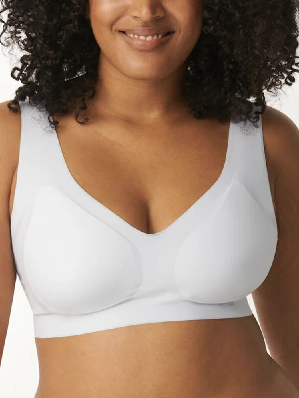 Wireless bras with a focus on comfort during tranquil living routines-ZERO Feel Bralette - White Wireless bras with a focus on comfort during tranquil living routines-ZERO Feel Bralette - White