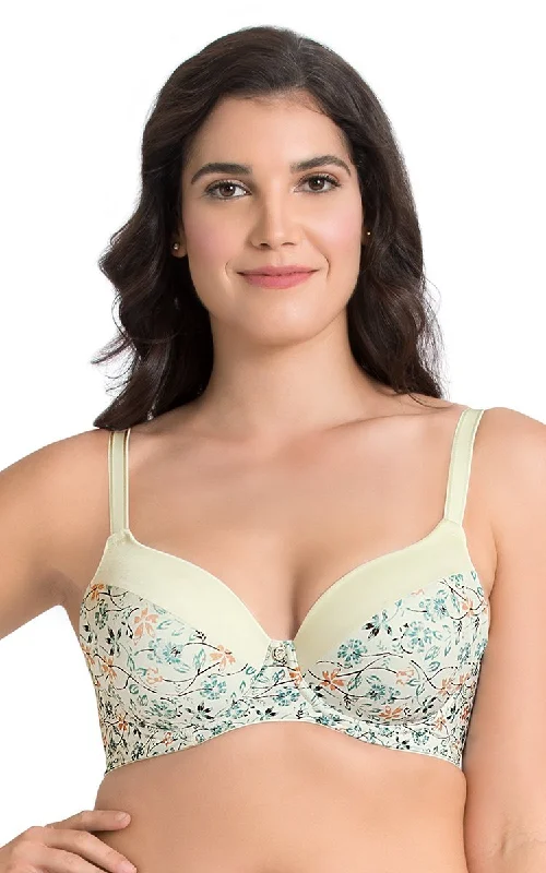 Women's bras for all body types-Ultimo Smooth Definition Padded Wired Bra - Whitesmoke Pr
